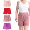 Seniors Women Cotton Underwear Loose Soft Boxer Briefs High-Waisted Boyshorts Panties
