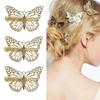 1PC Butterfly Hair Clips Hair Apparel Accessories Barrettes Decor Wedding Jewelry Side Hairpins Headpiece Headwear Gifts