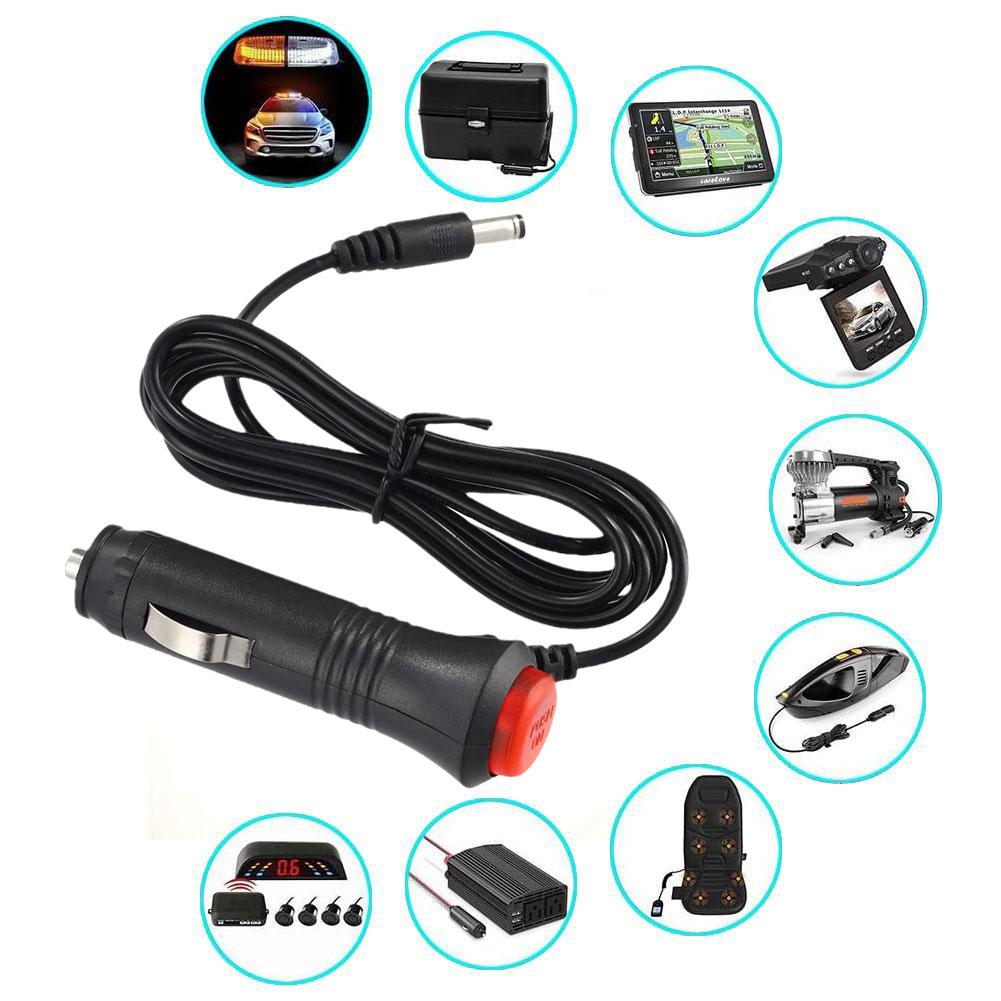 Car Cigarette Lighter Plug Cable 12v24V With Male Connector Switch For Car Charger Extension Cable Socket Cord Accessories