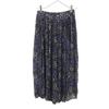B:MING by BEAMS Long Length Pleated Skirt S Navy System Women Used