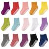 6pairs/lot Children Socks Cotton Baby Floor Socks Boy Non-Slip Baby Socks 0-7 Years