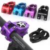 25.4mm Mountain Bike Stem Aluminum Alloy MTB Stem MTB Bike Handlebar Stem for Most Bicycle Fixed Gear Road Bike MTB