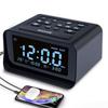 Alarm Clock FM Radio with Dual USB Charger LED Digital Alarm Clock Home Decoration Snooze Table Desktop Sleep Timer Speaker