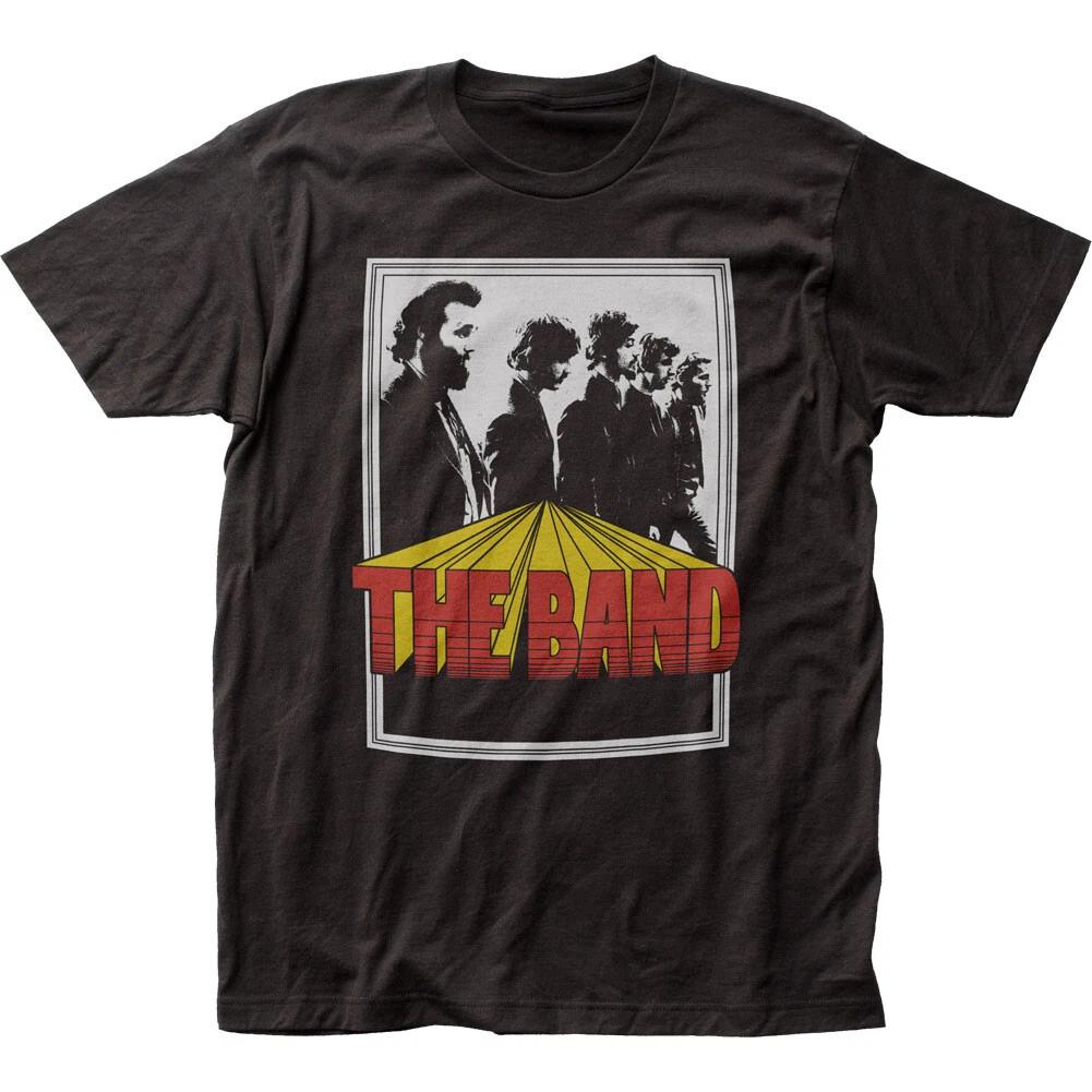 The Band Poster Mens T Shirt Rock And Roll Music Classic Band Tee New Black