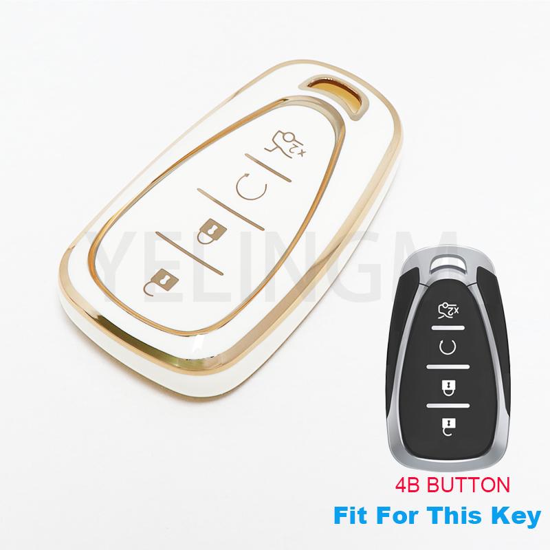 Car Key Case Cover For Chevrolet Chevy Cruze Traverse Spark Equinox Sonic Volt Bolt Malibu Camaro 2/3/4/5 Buttons Auto Shell Fob