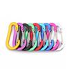 5pcs Multi-Use Carabiner Aluminum Alloy Fishing Hook Snap Clip Keychain Lock Buckle