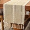Table Runner With Tassels Comfortable Unique Desk Decoration Housewarming Gift