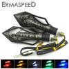 2Pcs Arrow Light Motorcycle Led Turn Signals Indicator Tail Brake Stop Signals Light Waterproof Scooter Motorbike Blinker