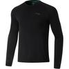 Li Ning Running Series Solid Color Crew Neck Pullover Long Sleeve T-Shirt Men Tops Black ATLU047-1