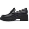 Women's Camper Milah K201425 Moccasin Slip-ons Black 002