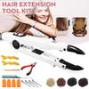 25W Professional Variable Constant Heat FLAT PLATE Fusions Hair Extension Keratin Bonding Salon Tool Heat Iron Wand