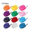 (Nikita) 12 Pairs Of Replacement Flat Shoelaces Shoe Laces Strings For Sports Shoes