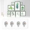 4/6/10 Pcs Non-Trace Self Adhesive Nails Hook for Photo Frame Picture Frame Hole Hanging Nail Wall Paste Tack Photos Cross Stitch