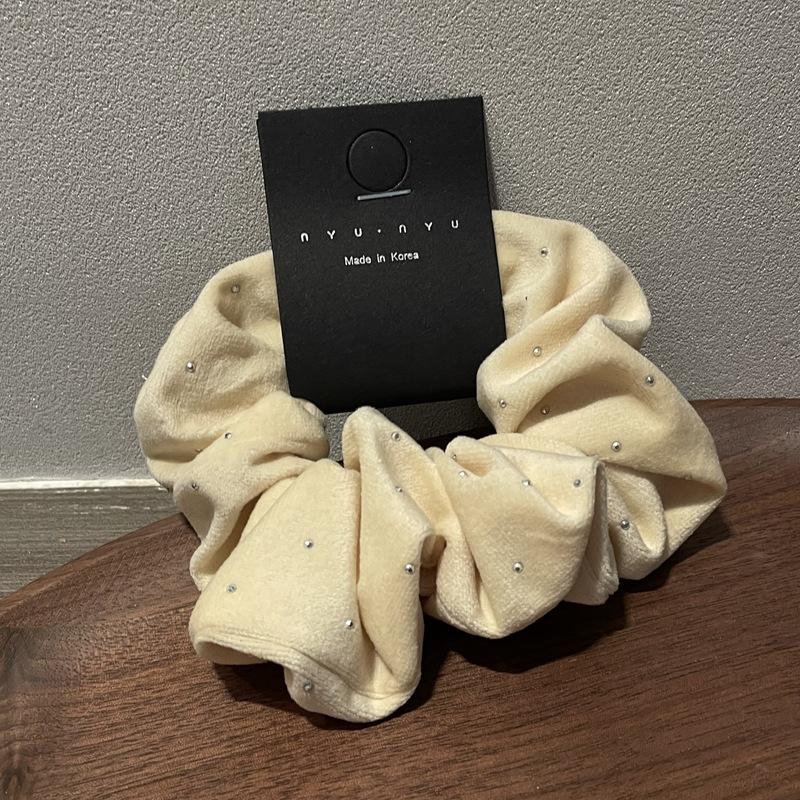 Fashion Women Girls Black Velvet Scrunchie Hair Scrunchies for Hair Elastic Hair Ties Classic Ponytail Free Shipping