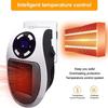 Quiet Fast Portable Cordless Space Heater Wall Mounted with Thermostat Timer Remote Control Small Heater for Indoor Room Office Bathroom