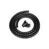 3M 10mm Flexible Spiral Cable Wire Protector Cable Organizer Computer Cord Protective Tube Clip Organizer Management Tools