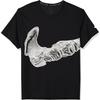 Graphic Print Regular Fit Crew Neck T-Shirt Men Tops Black DV9263-010