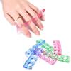 2Pcs/Pair Soft Silicone Toe Finger Separators Nail Pedicure Manicure Finger Spacer For Manicure Flexible Hand Foot Tools