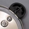 PEARL METAL One-Handed Pressure Cooker, 2.5L, Induction Compatible, Stainless Steel, Pressure Switching, Recipe Included, Economy Cook, H-5434