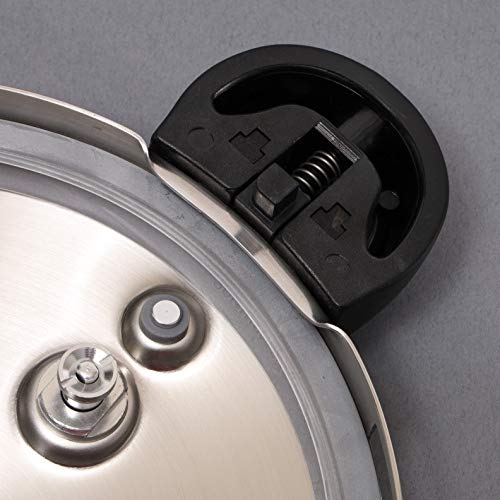 PEARL METAL One-Handed Pressure Cooker, 2.5L, Induction Compatible, Stainless Steel, Pressure Switching, Recipe Included, Economy Cook, H-5434