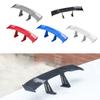 Car Styling Tail Wing Decoration Model Carbon Fiber Twill Look GT Tiny Mini Racing Rear Small Wing Spoiler