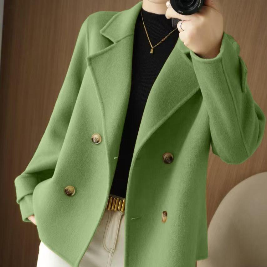 Autumn and Winter Loose Cardigan Coat Short Suit Collar Jacket Temperament Fashion Women's Clothing