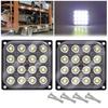 Ygmylandbb LED Strobe Lights Truck Side Marker Lamp Emergency Warning Light 24V Square