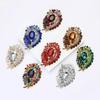 African Fashion Alloy Full Diamond Large Glass Brooch Exquisite High-End Ladies Clothing Corsage Ornament Pin
