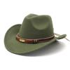 Tibetan Top Hat Minority Style Metal Feather Western Cowboy Top Hat Men And Women Couple Hat Felt Hat