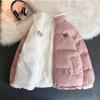 Winter Women's Double-sided Corduroy Jacket Loose Retro Cashmere Cotton Coat Casual Fashion Thickened Warm Clothes