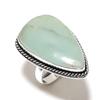 Natural Aquamarine Gemstone Handmade 925 Sterling Silver Jewelry Ring S.9 B4n13