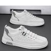 Comfortable Fashion Men's Shoes Summer Breathable Sports Small White Plate Shoes Men's White Shoes Casual White Leather Shoes Match Shoes