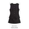 Kaslead New Arrival Women's Fashion Style Fashion Camisole Sleeveless Round Neck Jumpsuit 2157029