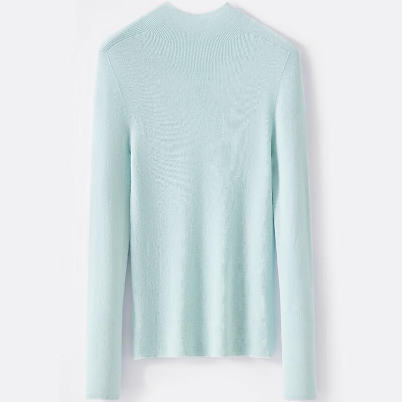 Jinjuan Women's Semi-Turtleneck Wool Sweater