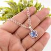 Natural Tanzanite Gemstone 925 Sterling Silver Jewelry Pendant For Wedding Gift CP-27-13