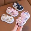 Girls' Sandals 2024 Little Girl Non-slip Princess Shoes Baby Baotou Sandals Children's Sandals