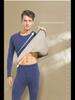 Men's Silk Cashmere Thermal Underwear Set: Velvet-Enhanced for Autumn and Winter