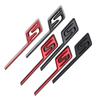 3D ABS Car Rear Trunk Badge Sticker Emblem S Logo For A45 GTS GT43S GT63S CLA45S C63s C43S W205 E63S