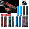 A Pair of Mountain Bike Accessories Bicycle Handle Cover Color TPR Silicone Bicycle Antiskid Pair Handle Straight Handle