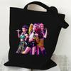 Spot KPOP Korean Witch Hunter Group Printed Canvas Bag Single Shoulder Handbag Shopping Bag