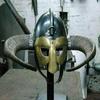 Medieval Helmet Lerp Sac Viking Fantasy With Horns Warrior Role Play Costume Armor Gift