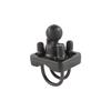 RAM MOUNTS Double Base U-Shaped Clamp, Black, RAM-B-235U