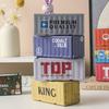 1pc Container Desktop Storage Box Stackable With Cover Coin Small Items Box Scene Figurine Living Room Bedroom Office Organizer
