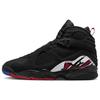 Air 8 Retro Playoff 2023 Unisex Sneakers Black True-Red White 305381-062