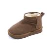New Children's Winter Boots Thickened Plush Girls Cotton Boots Warm Versatile Solid Color Kids Causal Boy Snow Boots Non-slip