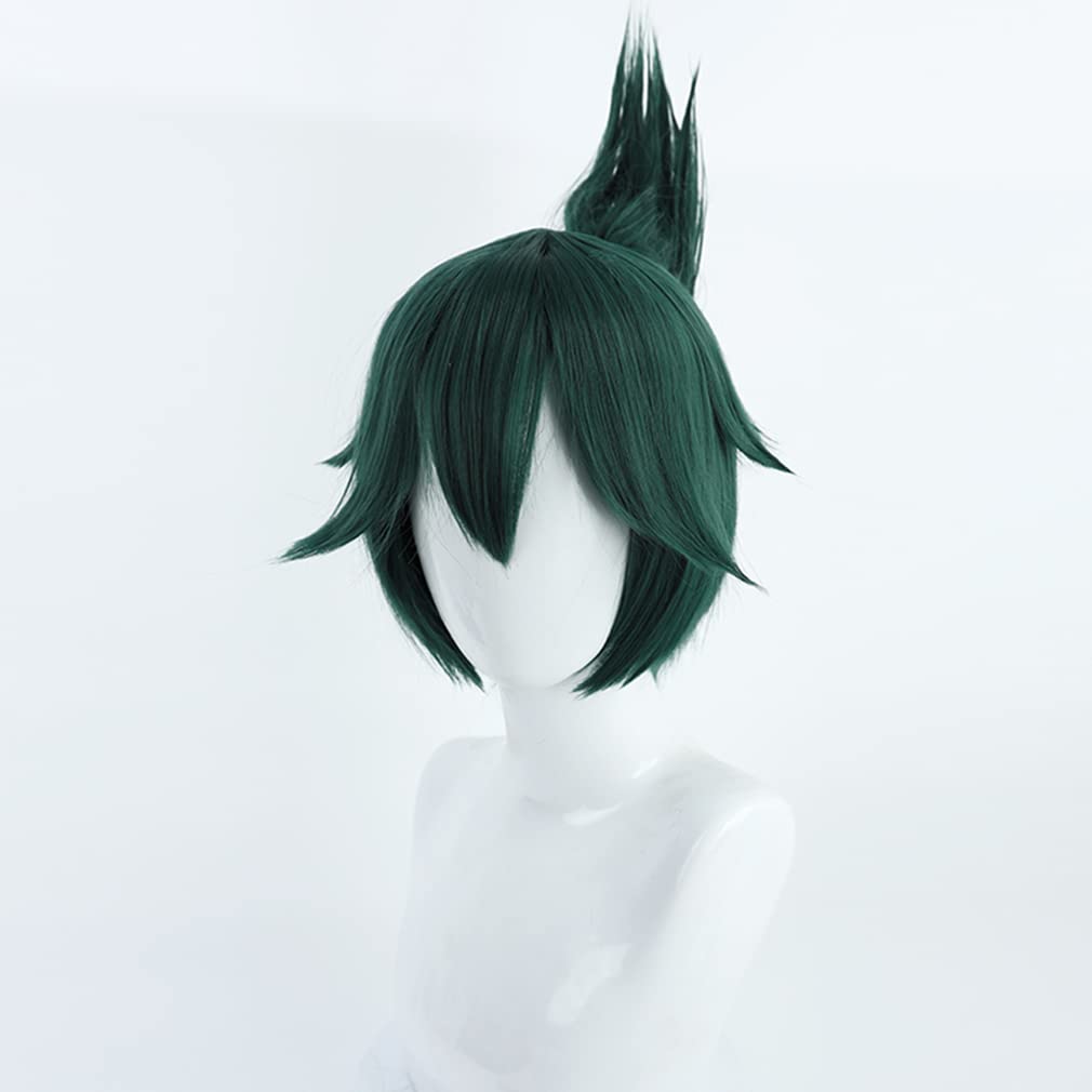 LAOBAO Kiriko Cosplay Bob Green Disguise Costume Perfect for and Halloween Wig, Wig, Heat-Resistant, Wig, Accessory, Parties, Festivals,