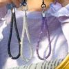 Cellphone Glitter Rhinestone Lanyard Women Girls Crystal Diamond Phone Wrist Straps Shinny Keychain Hanging Anti-lost Rope