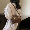 Premium Texture Small Bag Women's New Fashion Retro Shoulder Messenger Bag Versatile Portable Small Square Bag
