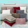 Color Stereoscopic Solid Plush Pillowcase Cushion Cover Bedroon Decorations