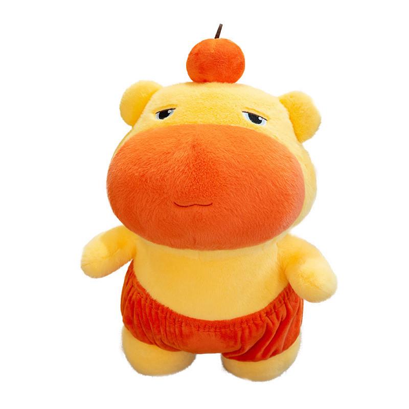 Stuffed Lulu Capybara Animal Pp Cotton Filling Soft Plush Toy For Decor Home